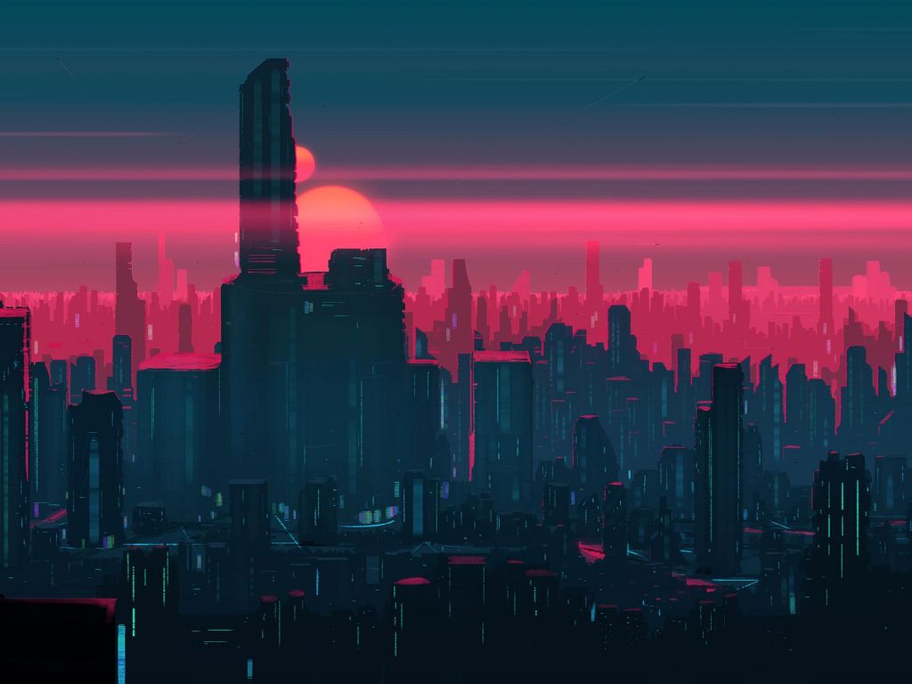 Couple Cityscape 4K Wallpapers