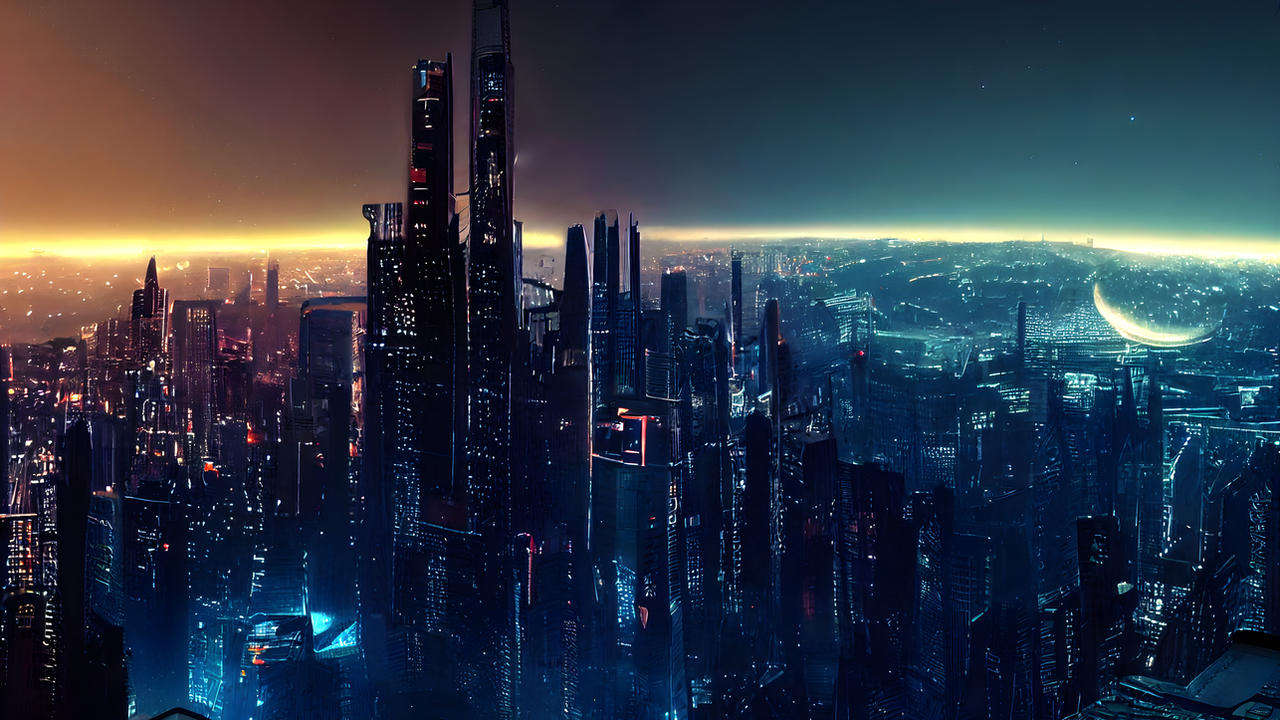 Couple Cityscape 4K Wallpapers