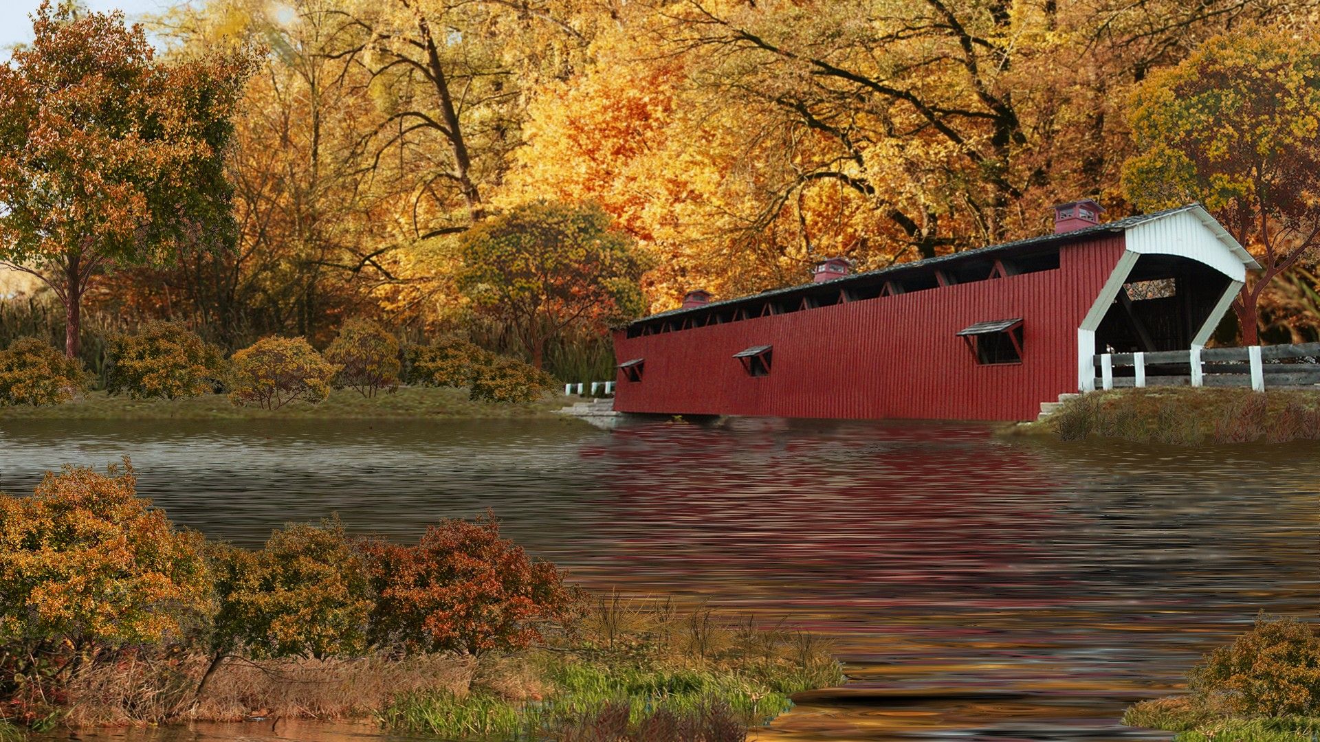 Covered Bridges Wallpapers