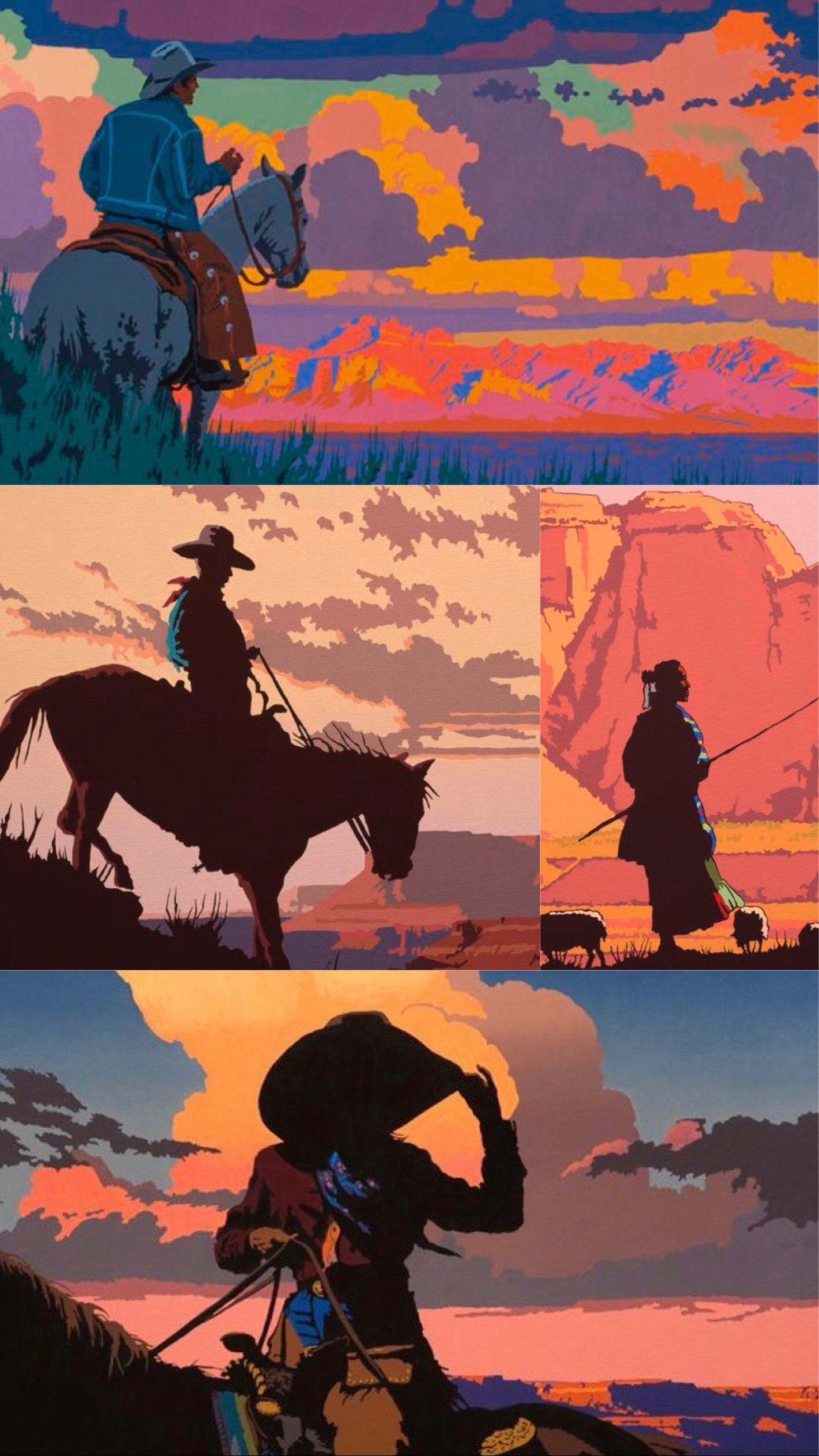 Cowboy Artwork Wallpapers