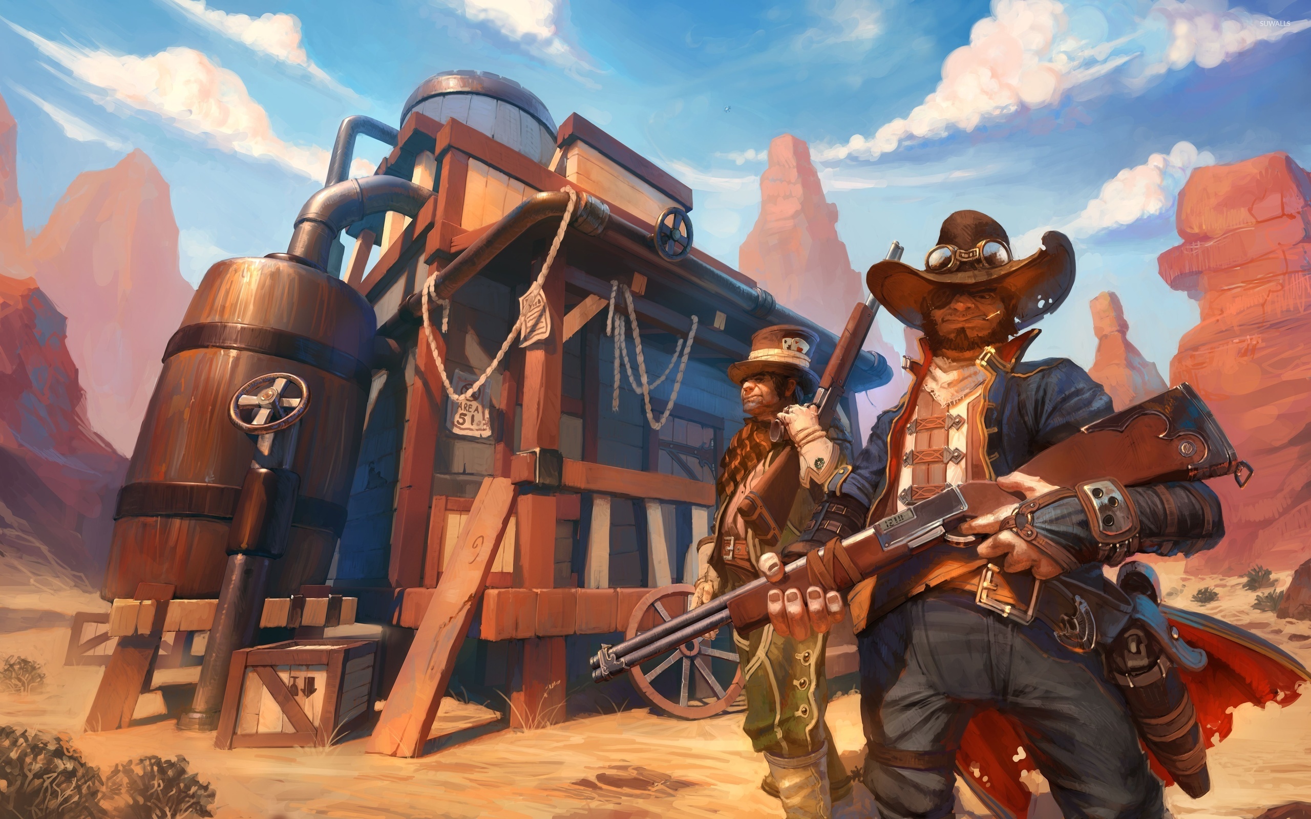 Cowboy Painting Wallpapers