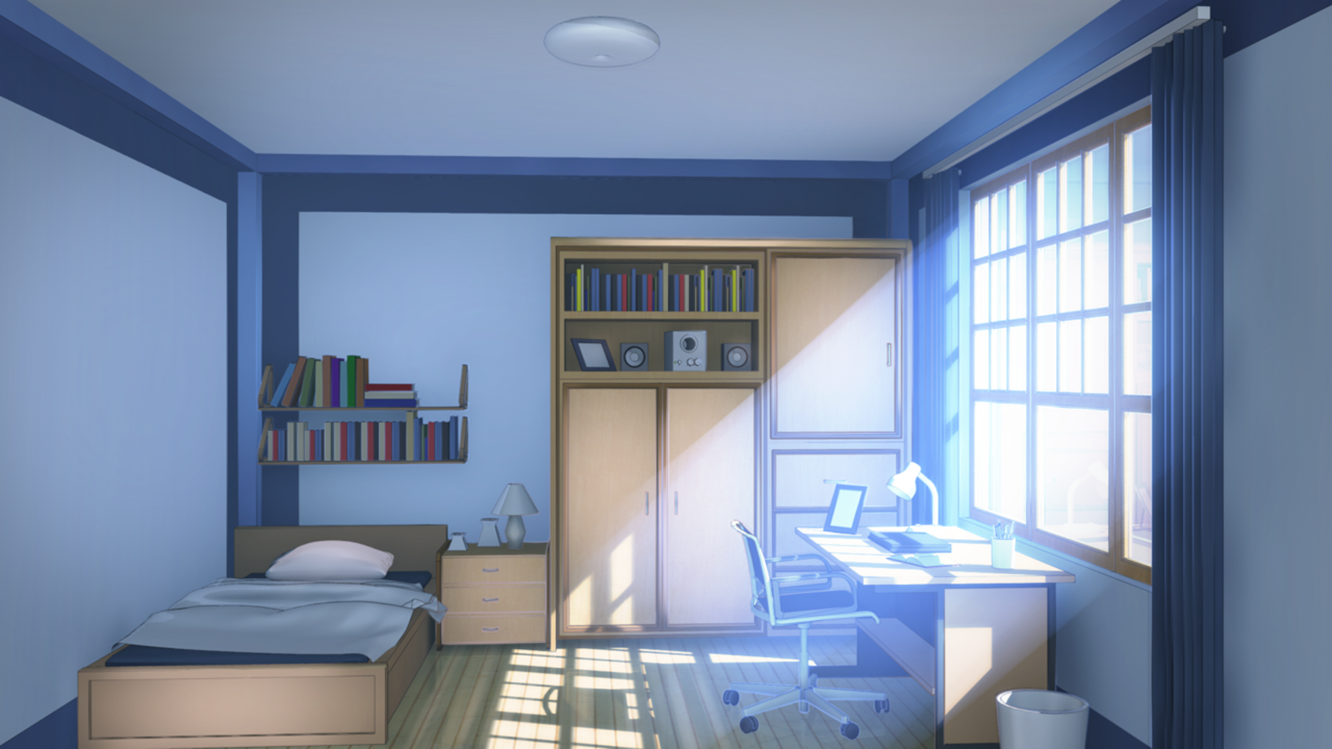 Cozy Anime Bedroom Wallpapers