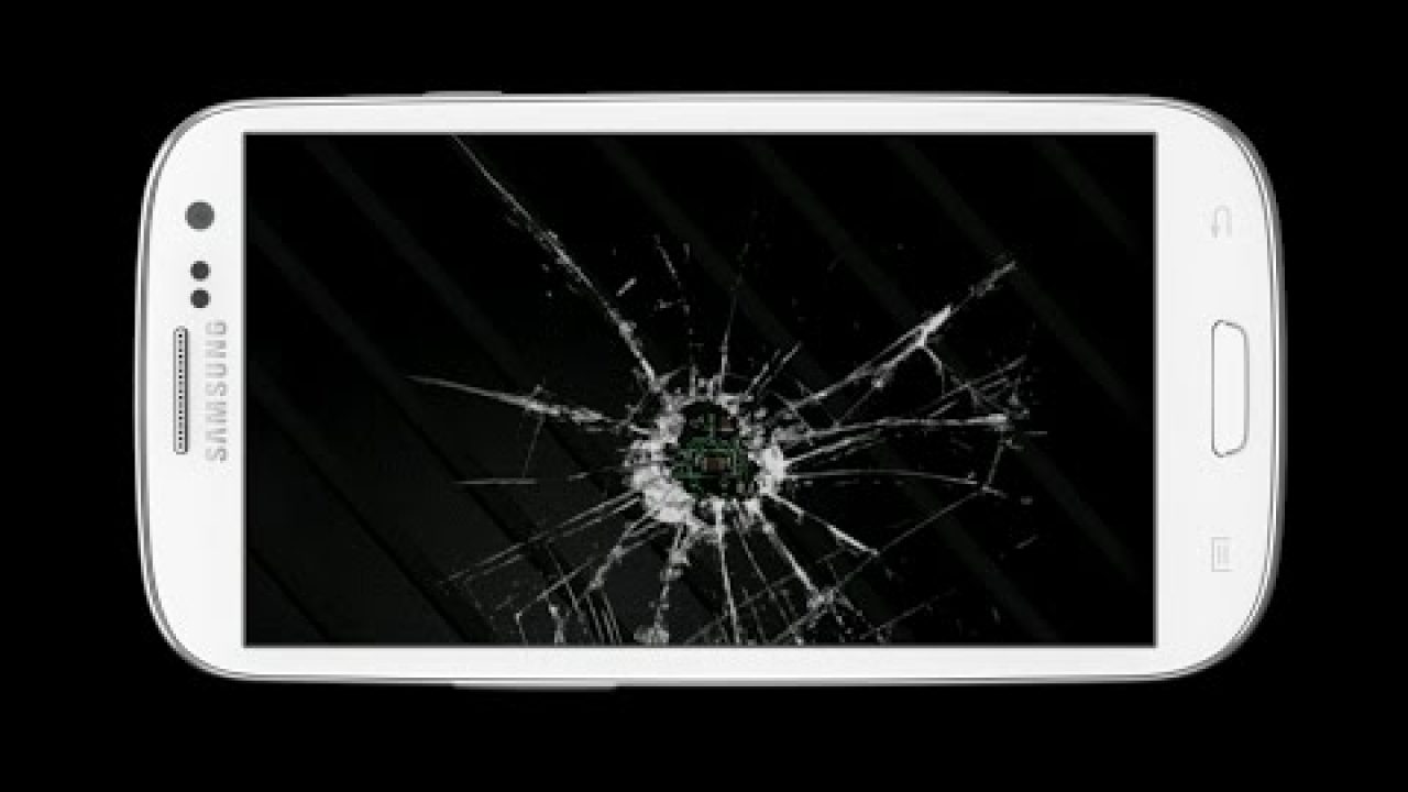 Cracked Ipad Screen Realistic Wallpapers