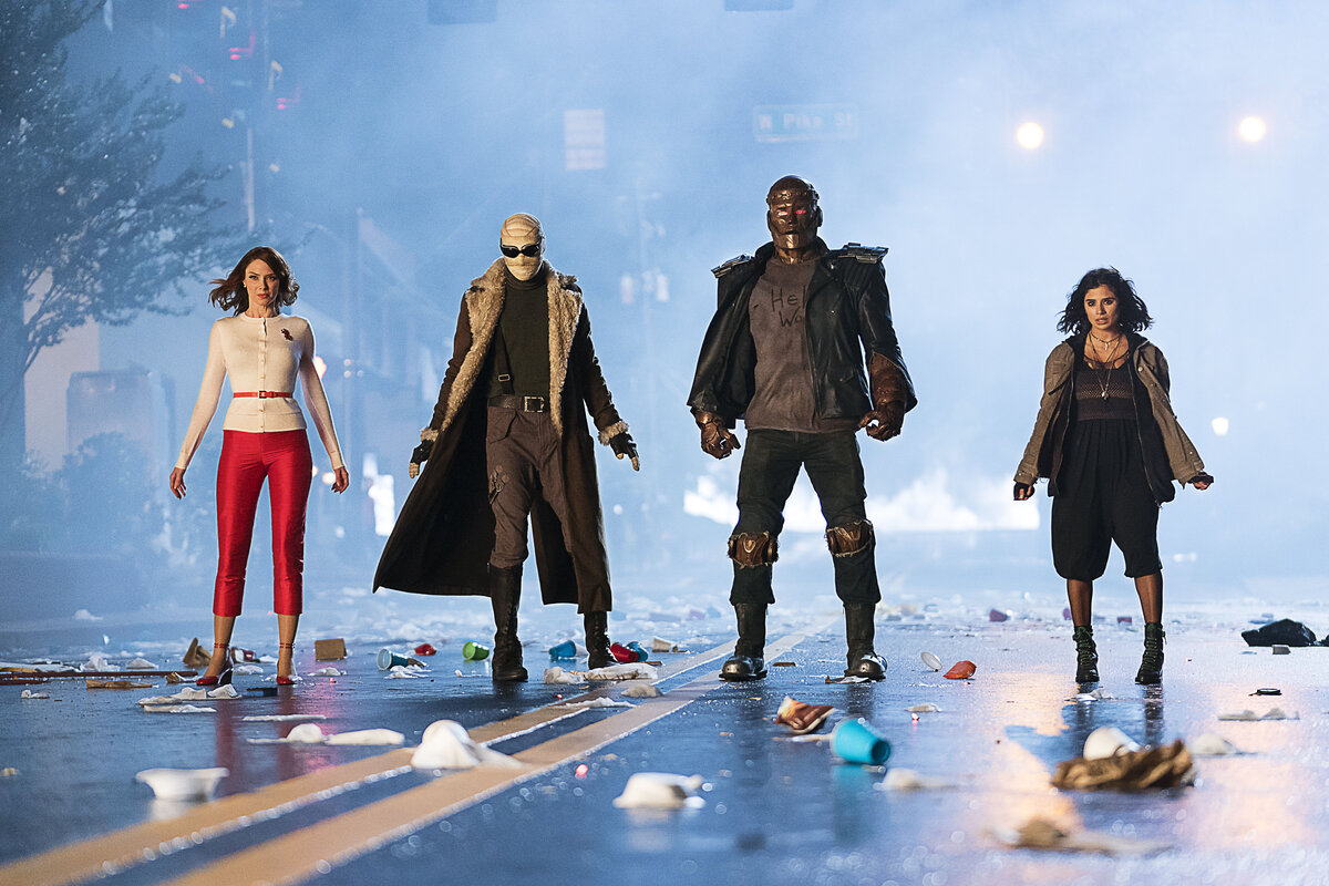 Crazy Jane Negative Man &Amp; Robotman Doom Patrol Wallpapers