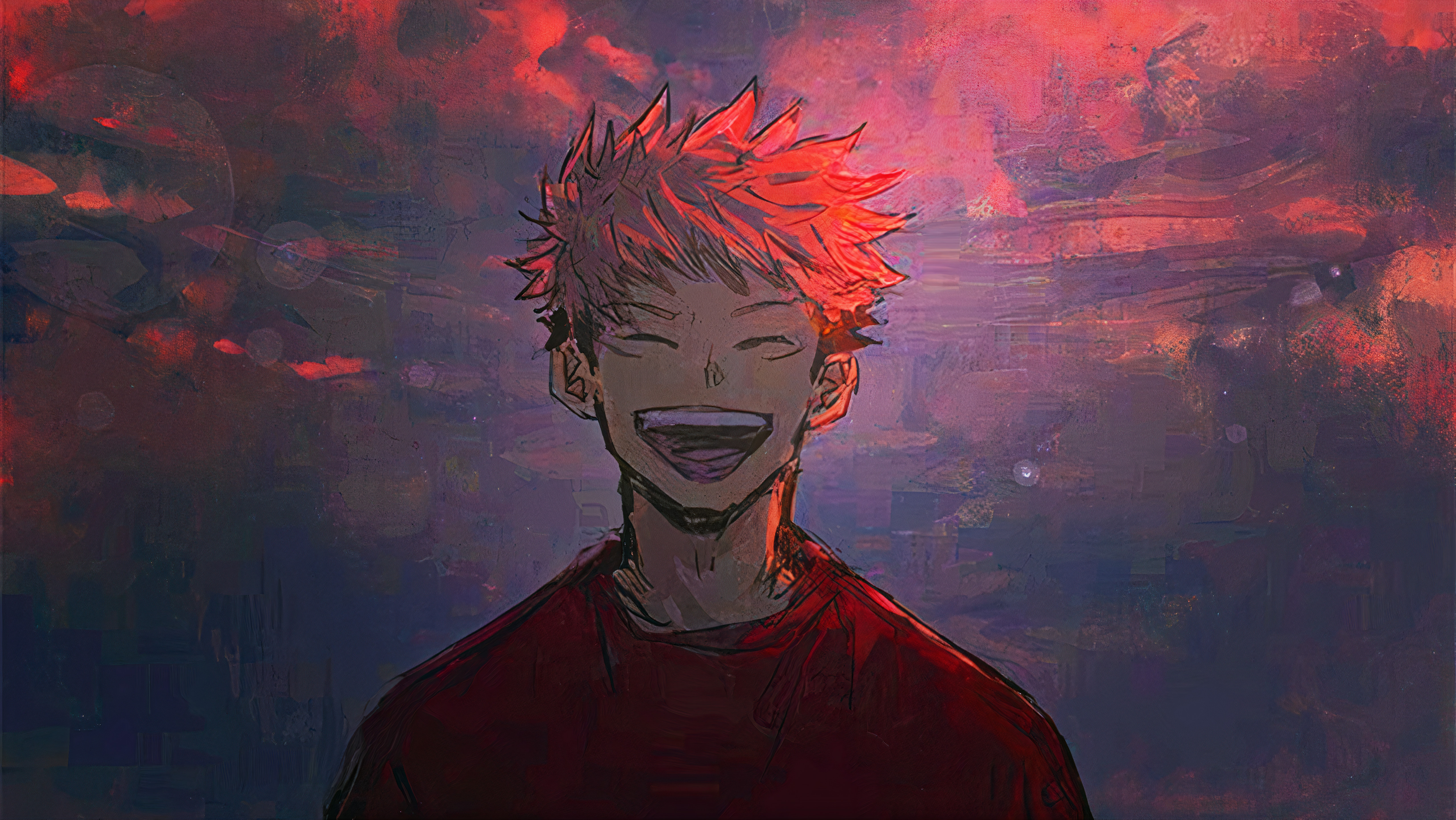 Crazy Yuji Itadori Jujutsu Kaisen Wallpapers