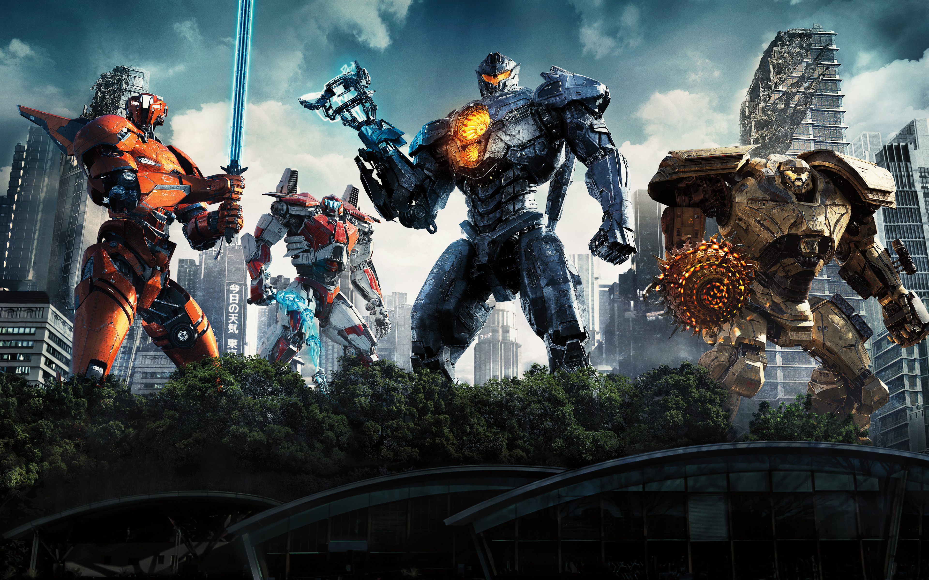 Creature Vs Robots Pacific Rim Uprising Wallpapers