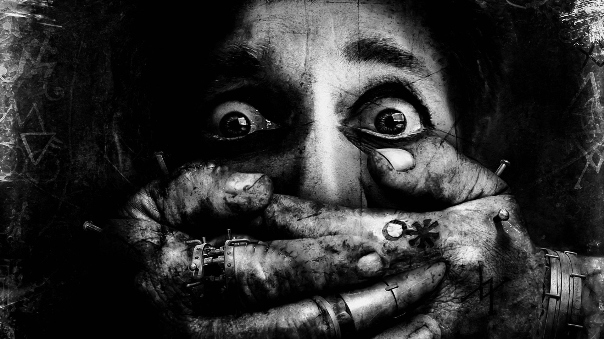 Creepy Artistic Face Wallpapers