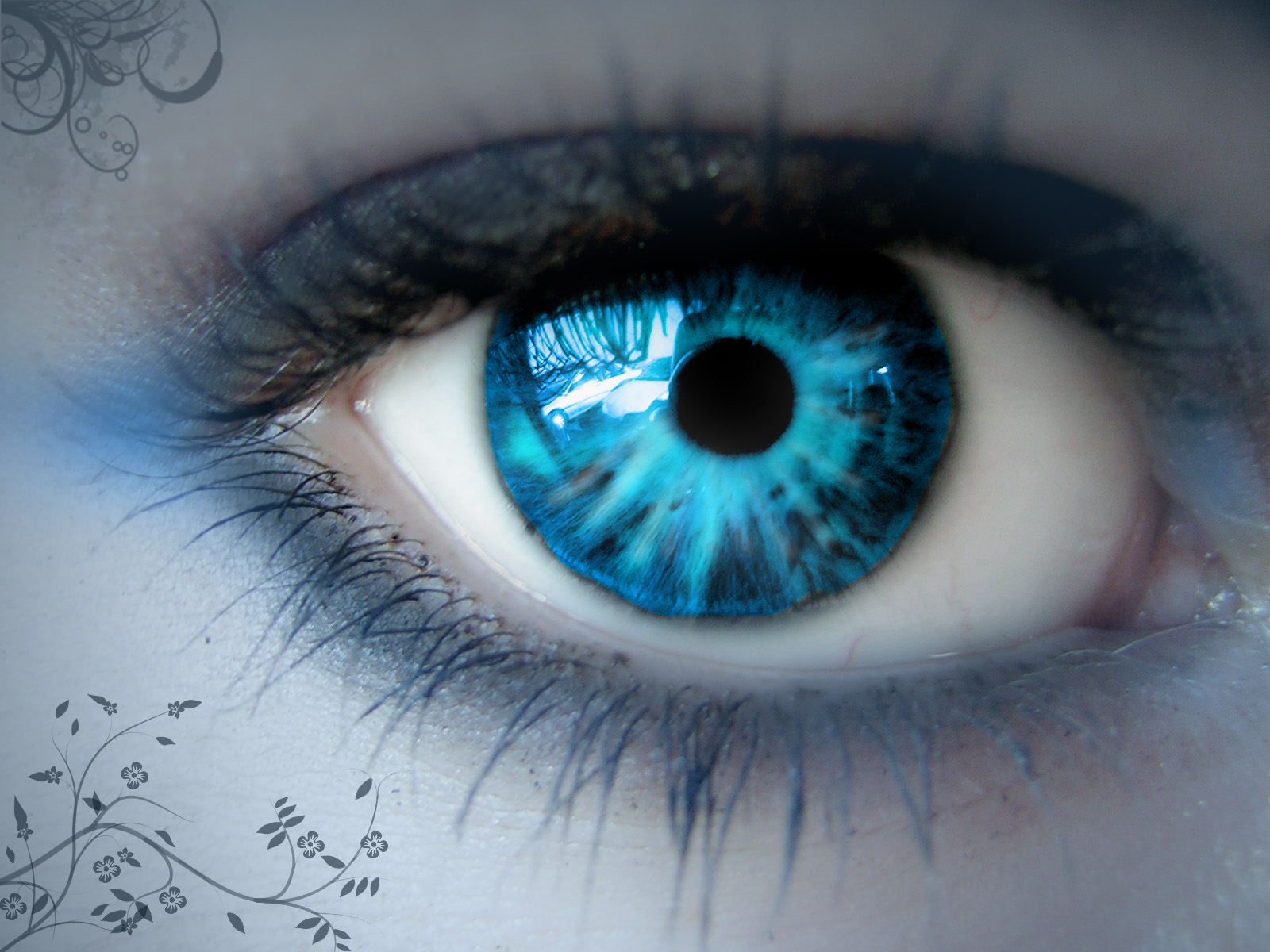 Creepy Blue Eye Wallpapers