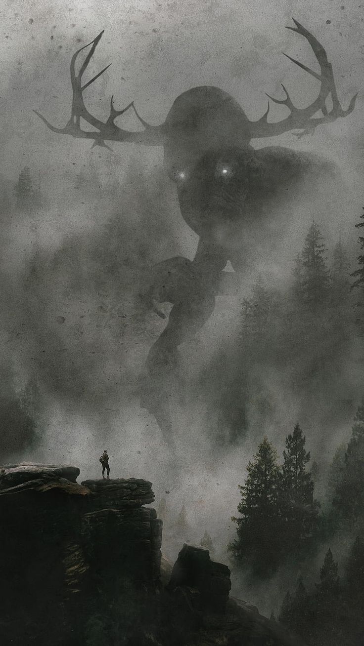 Creepy Foggy Forest Wallpapers