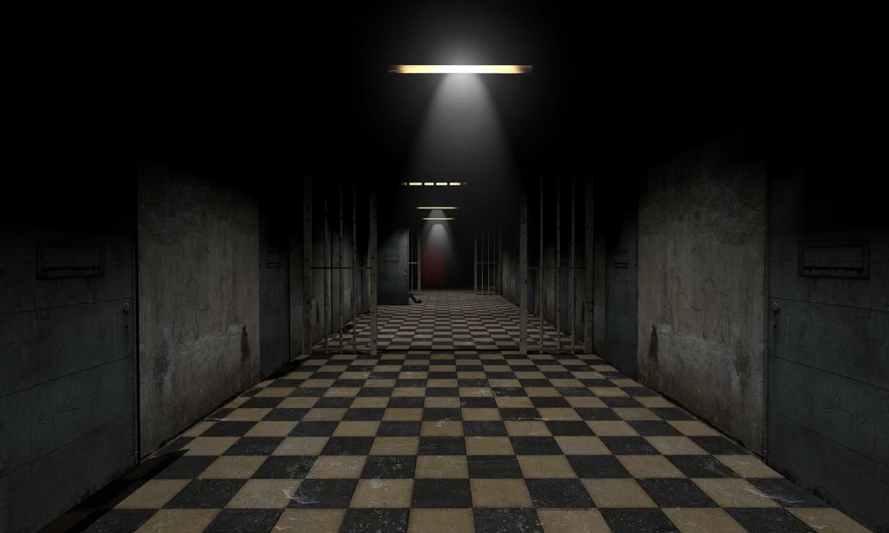 Creepy Hallway Background