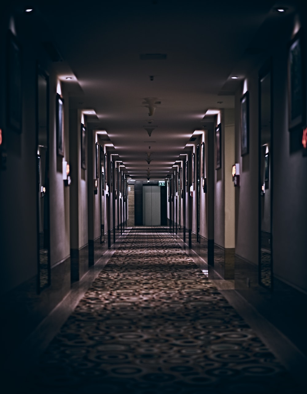 Creepy Hallway Background