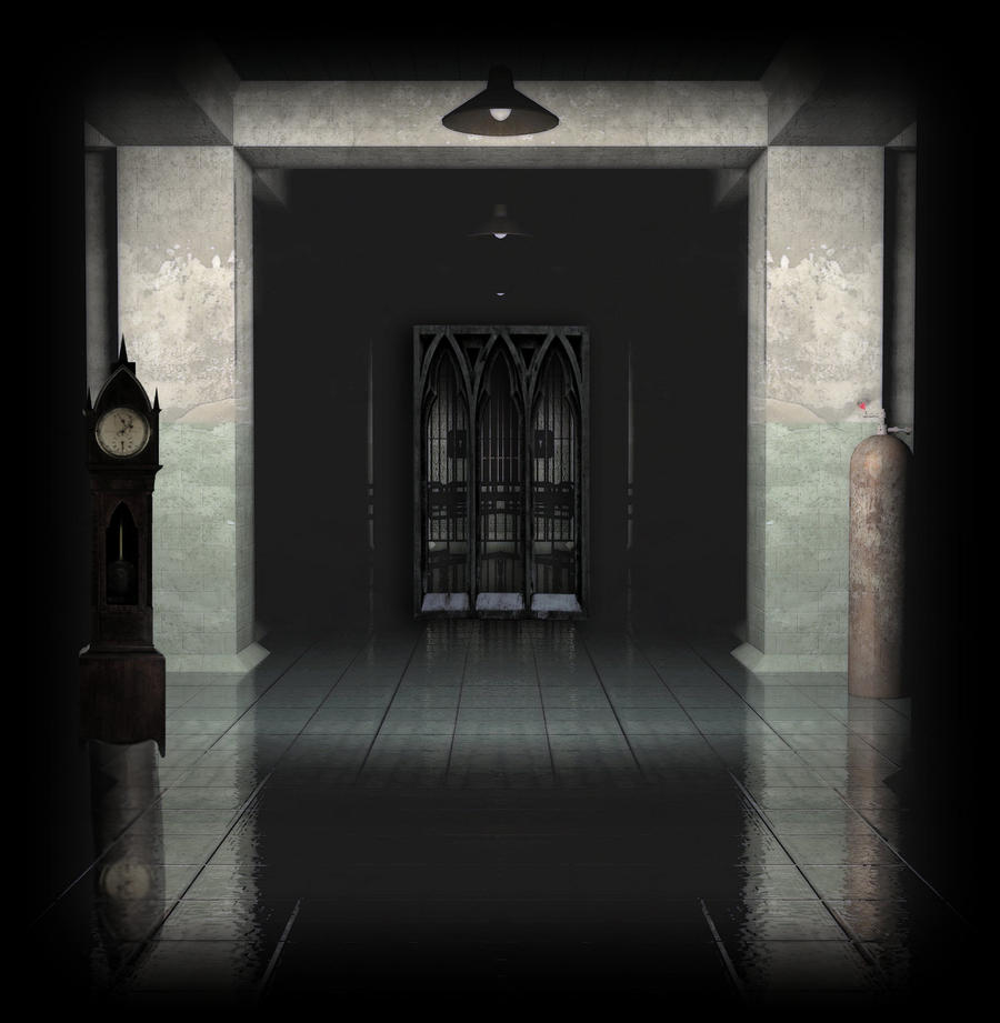 Creepy Hallway Background