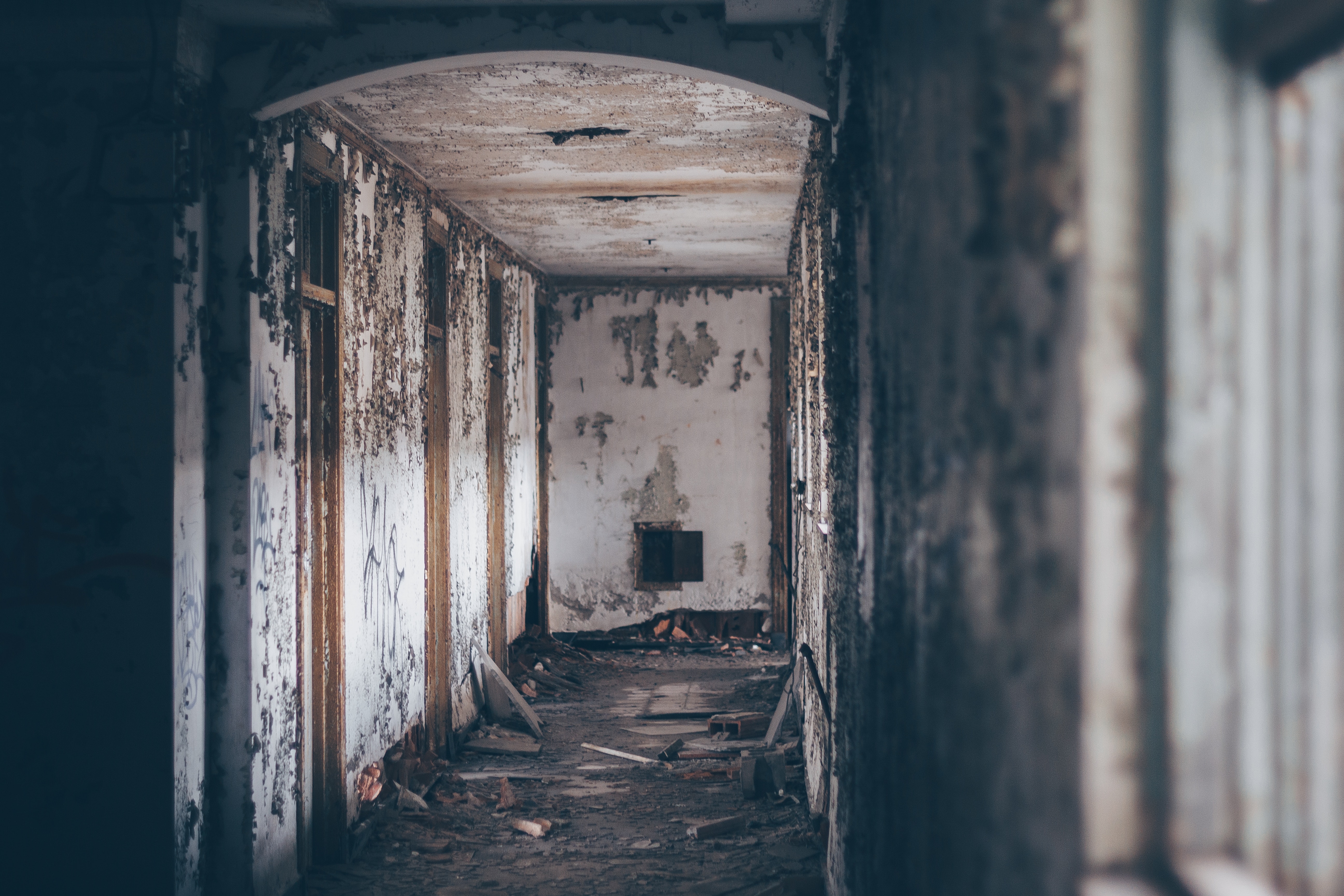 Creepy Hallway Background