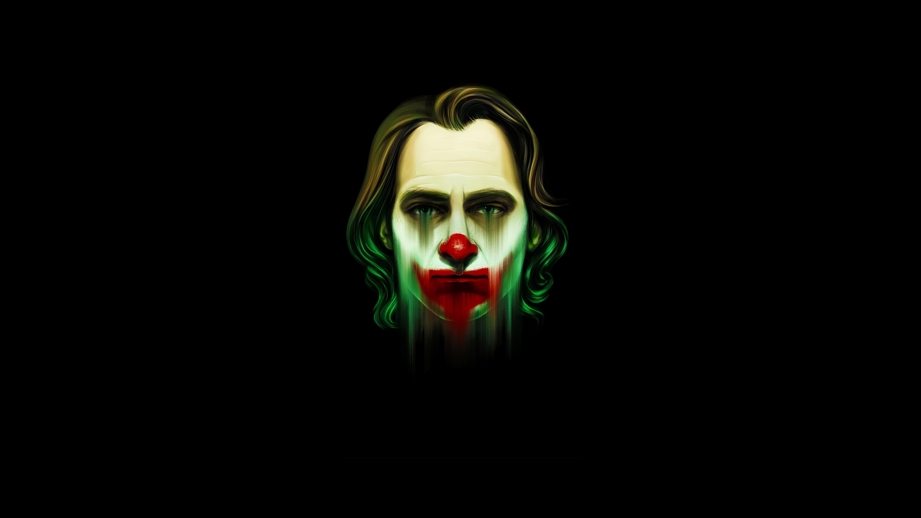 Creepy Joker 2020 Minimal Wallpapers