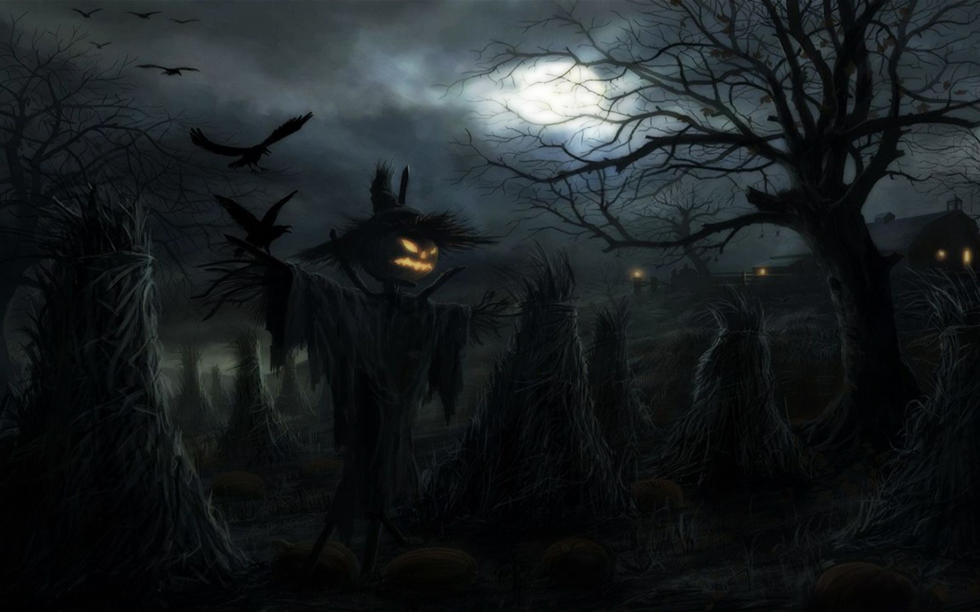 Creepy Night Artwork Wallpapers