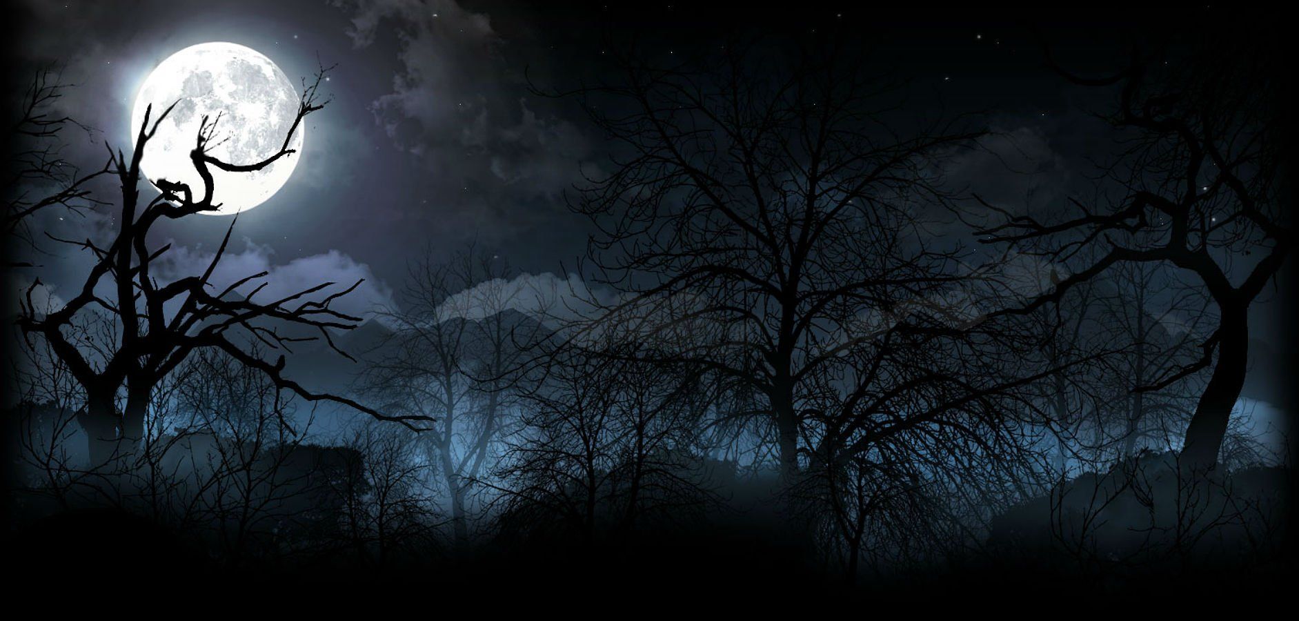 Creepy Night Artwork Wallpapers