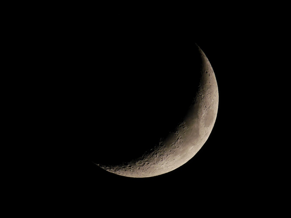 Crescent Moon Milkey Way Wallpapers