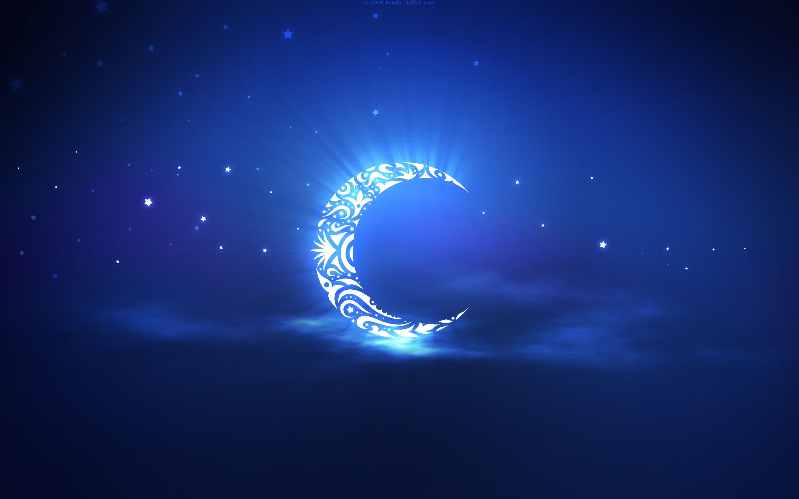 Crescent Star Trail Original Wallpapers