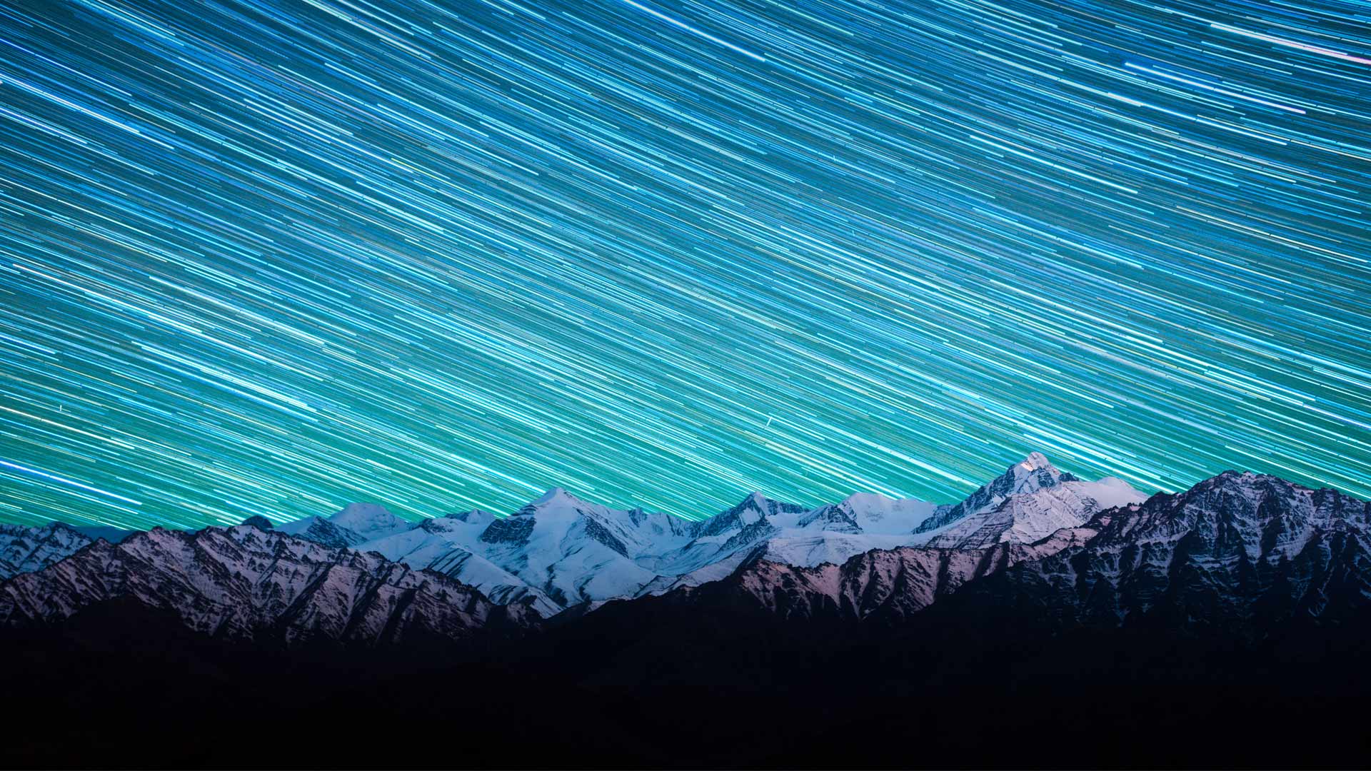 Crescent Star Trail Original Wallpapers