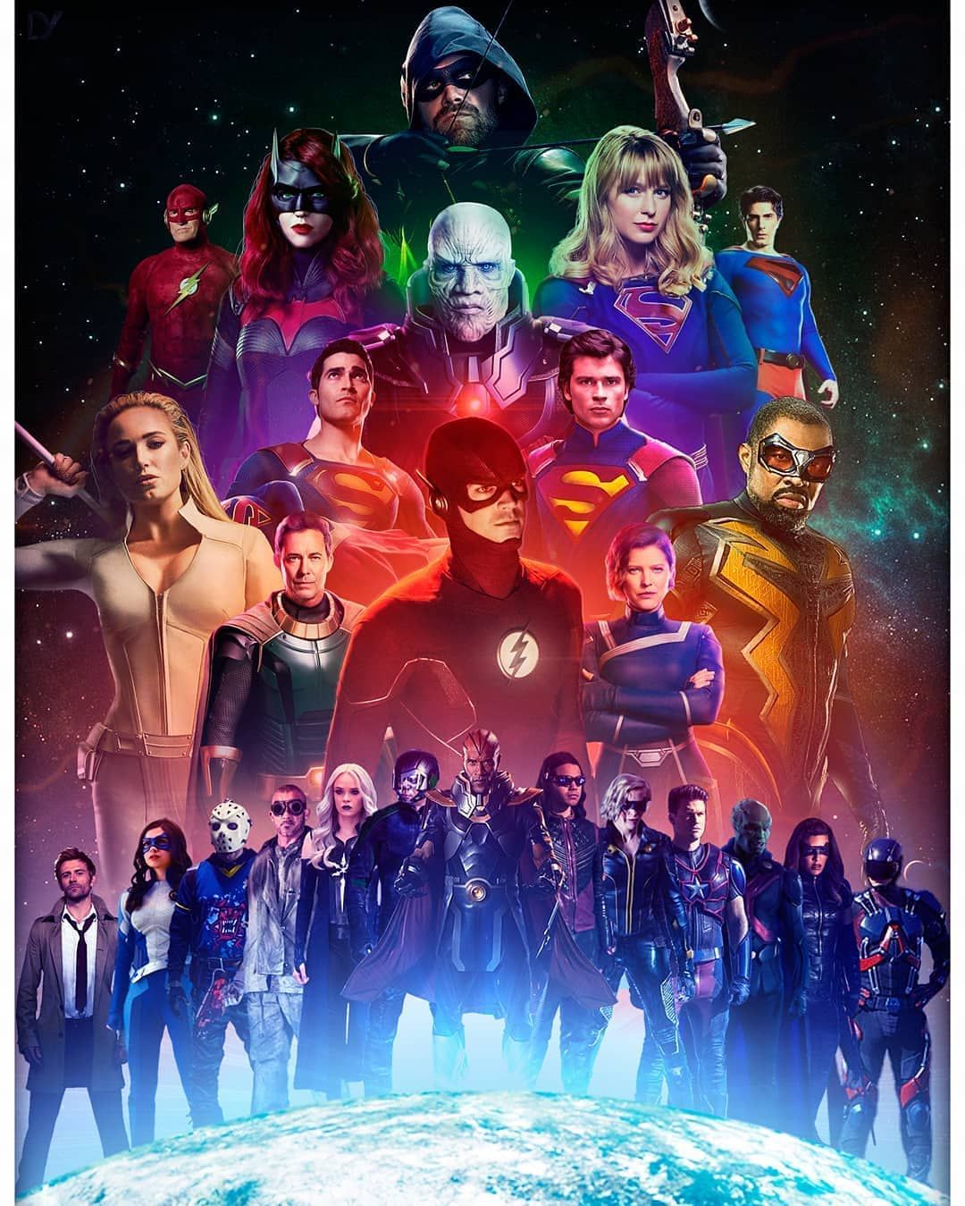 Crisis On Infinite Earths 2019 Team Wallpapers