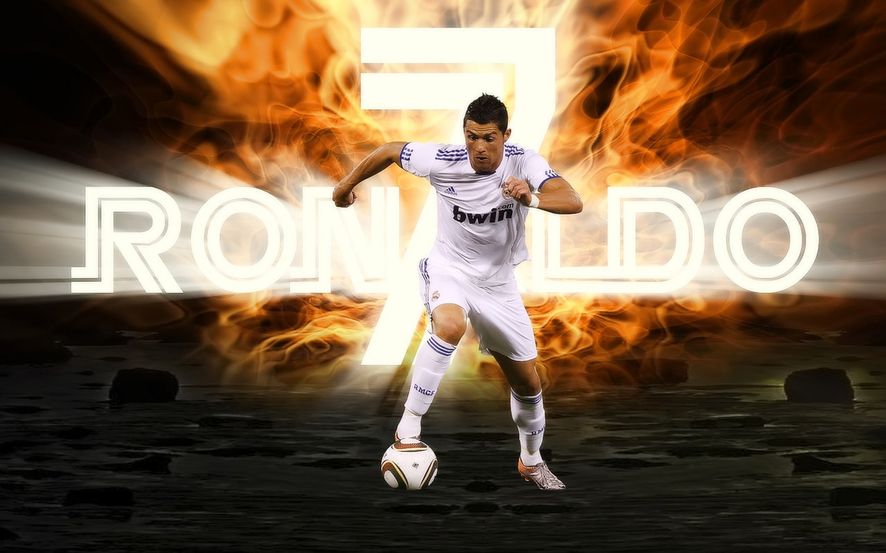 Cristiano Ronaldo Fire Art Wallpapers