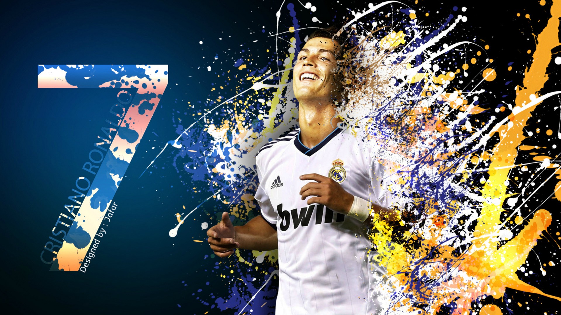 Cristiano Ronaldo Fire Art Wallpapers