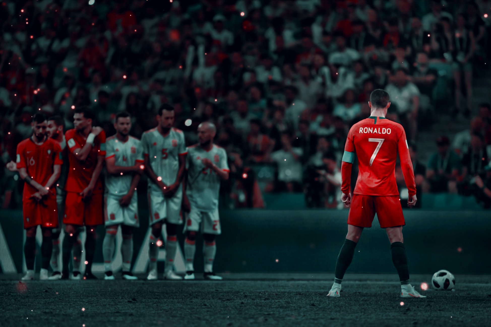 Cristiano Ronaldo Free Kick Wallpapers