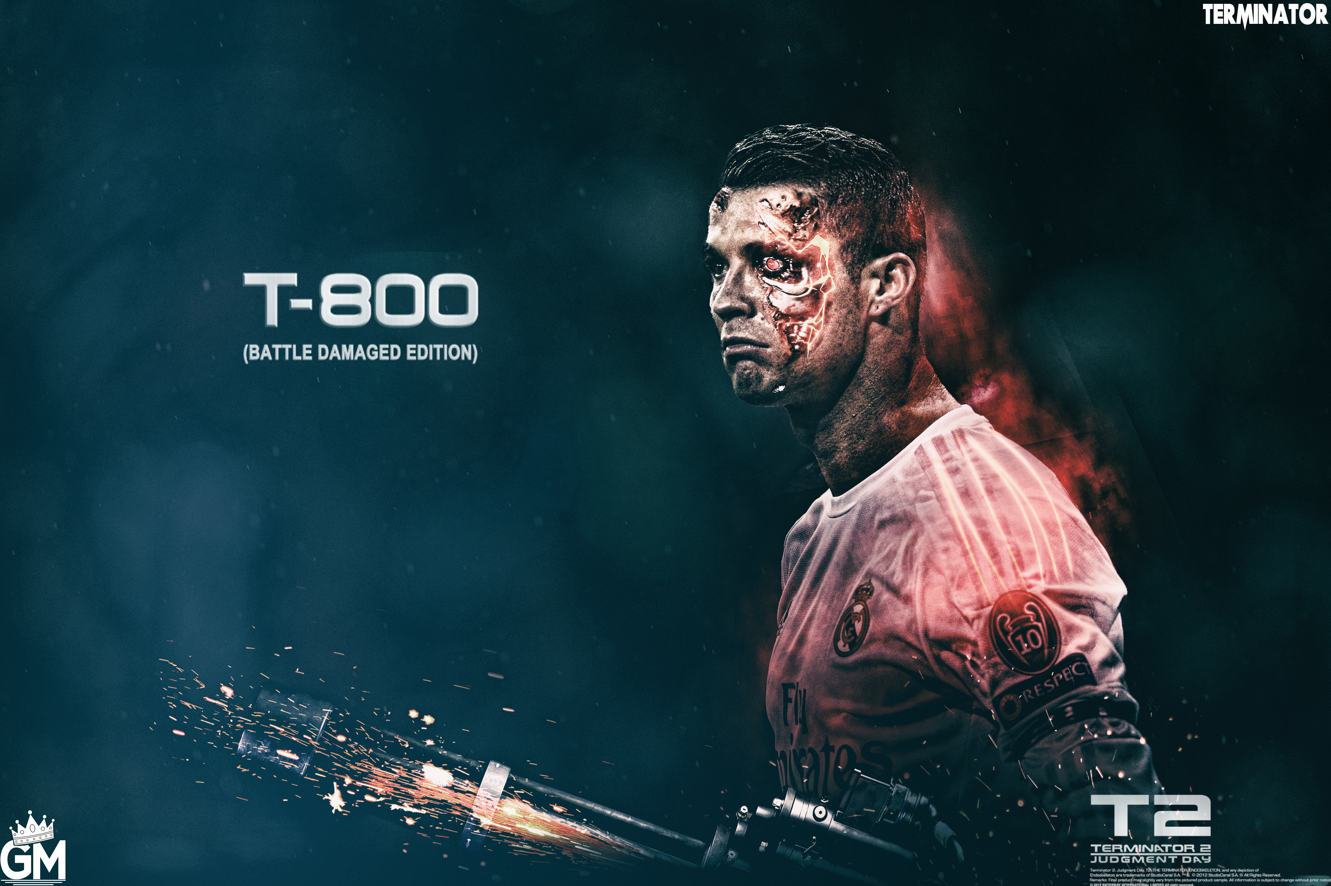 Cristiano Ronaldo X Terminator Wallpapers