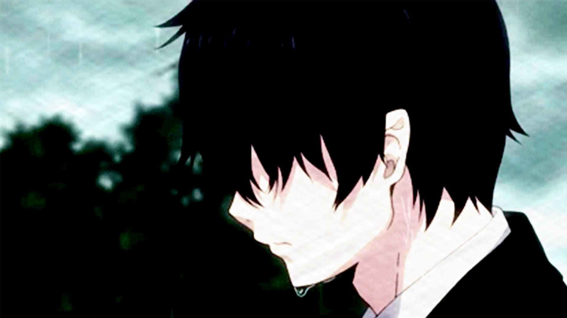 Crying Anime Boy Wallpapers