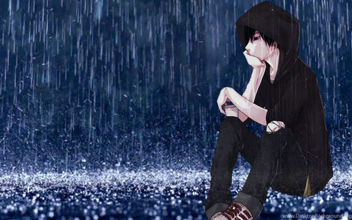 Crying Anime Boy Wallpapers