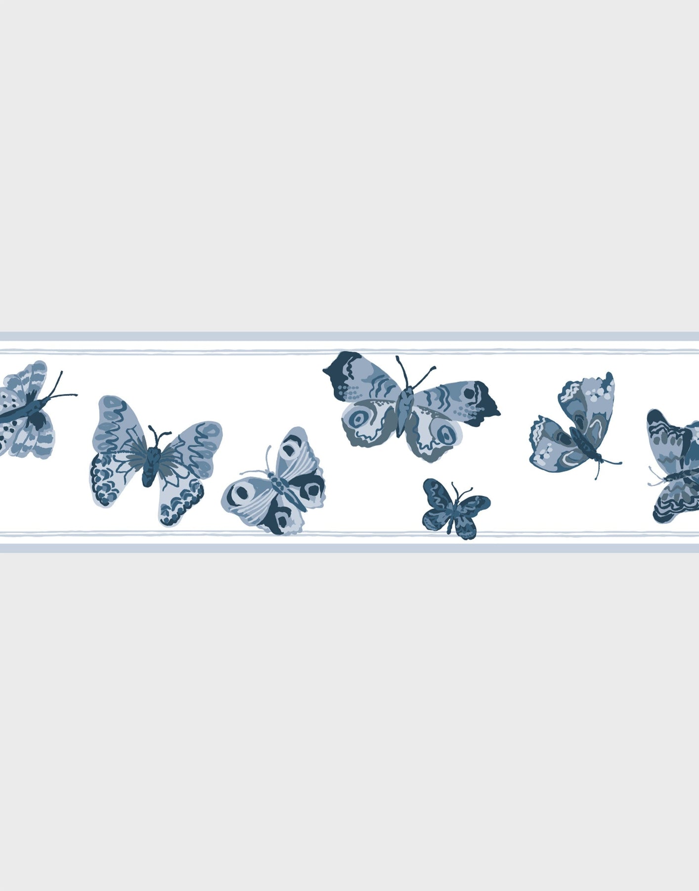 Crystal Blue Glitter Butterfly Wallpapers