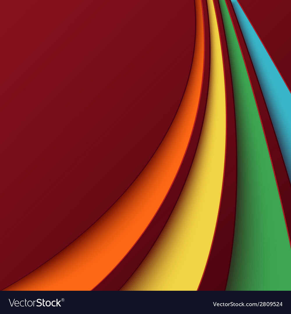 Curvy Colorful Lines Wallpapers