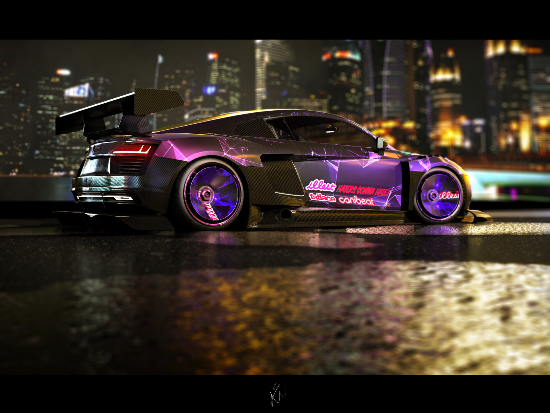 Custom Audi R8 Wallpapers