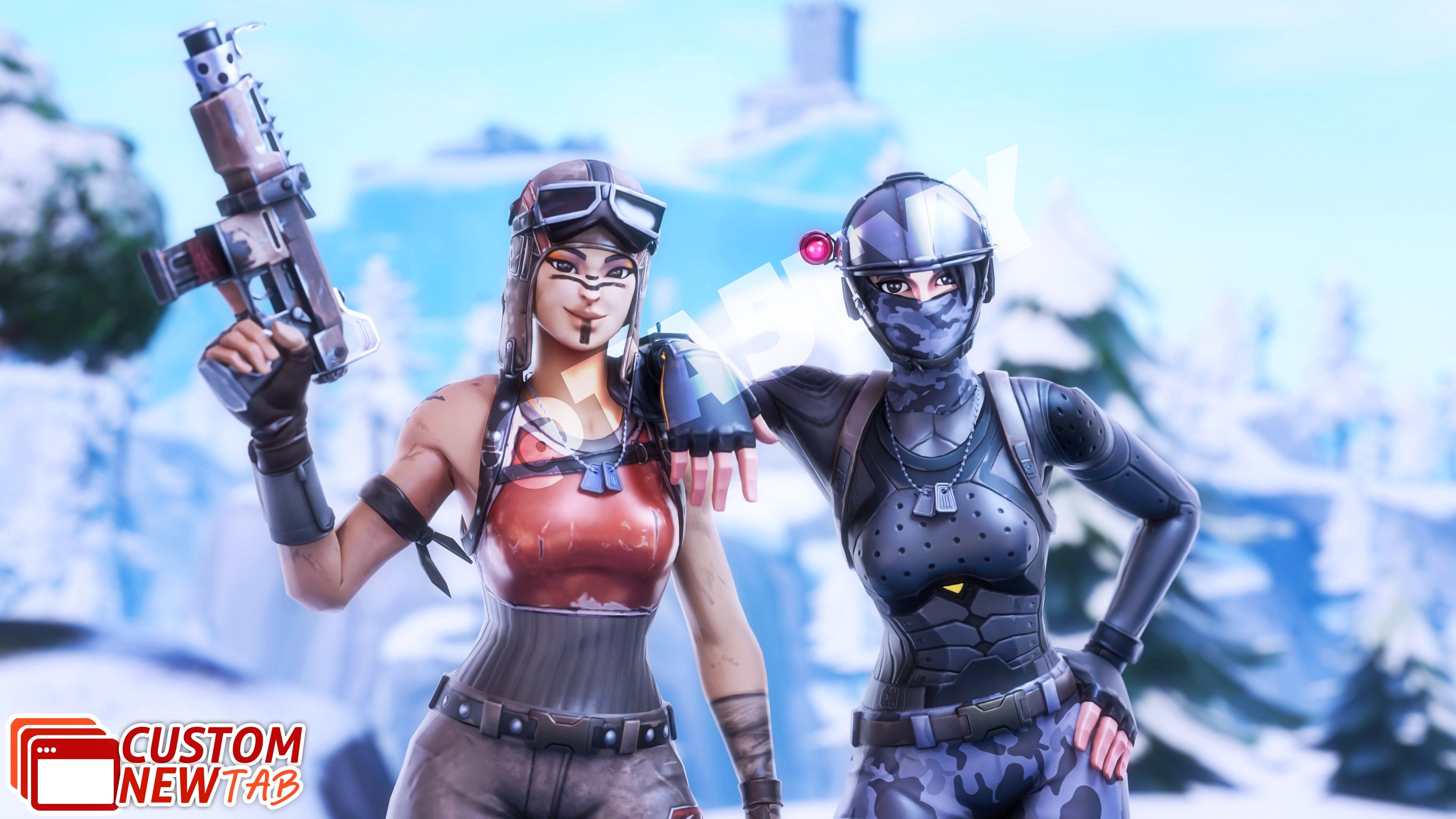 Custom Fortnite Skins Wallpapers