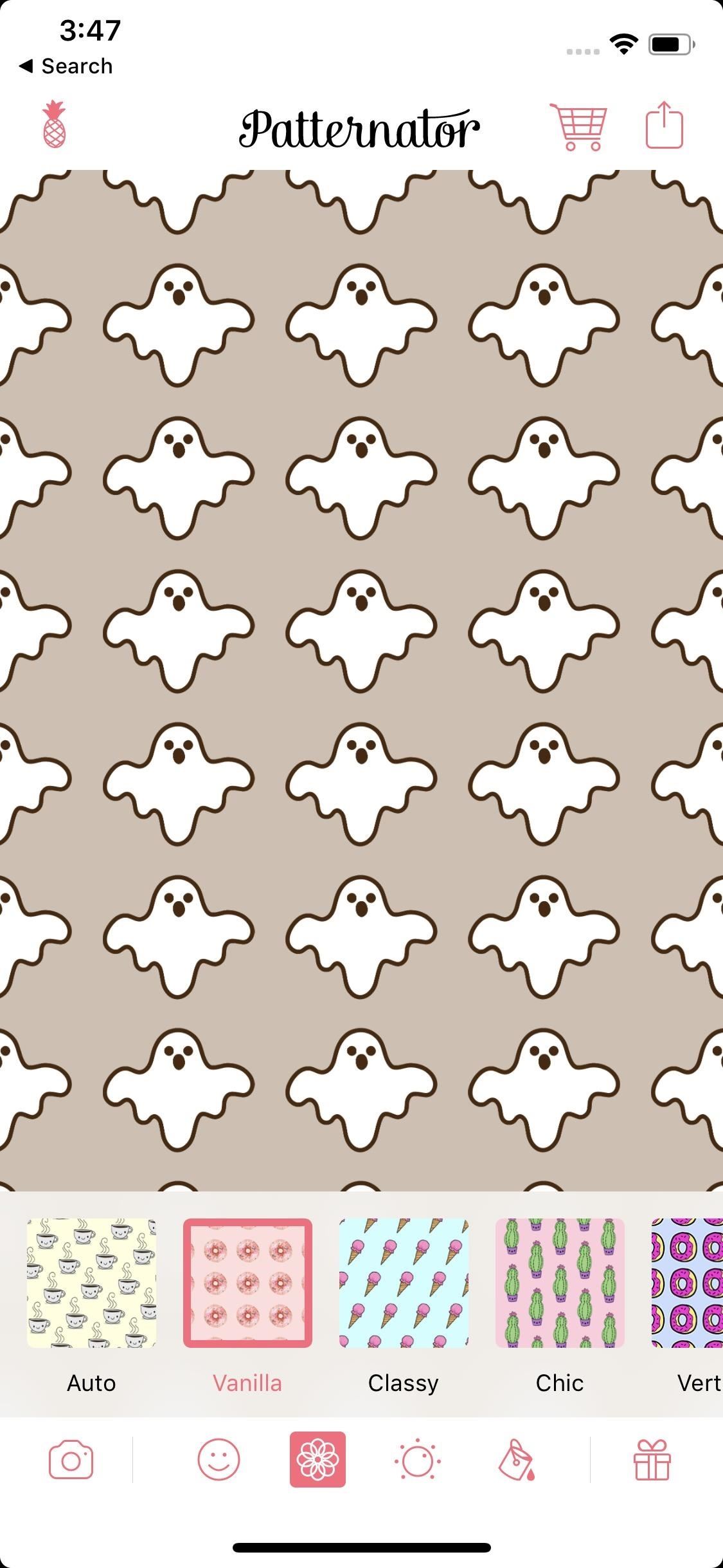 Cut Out Notch Pattern Wallpapers