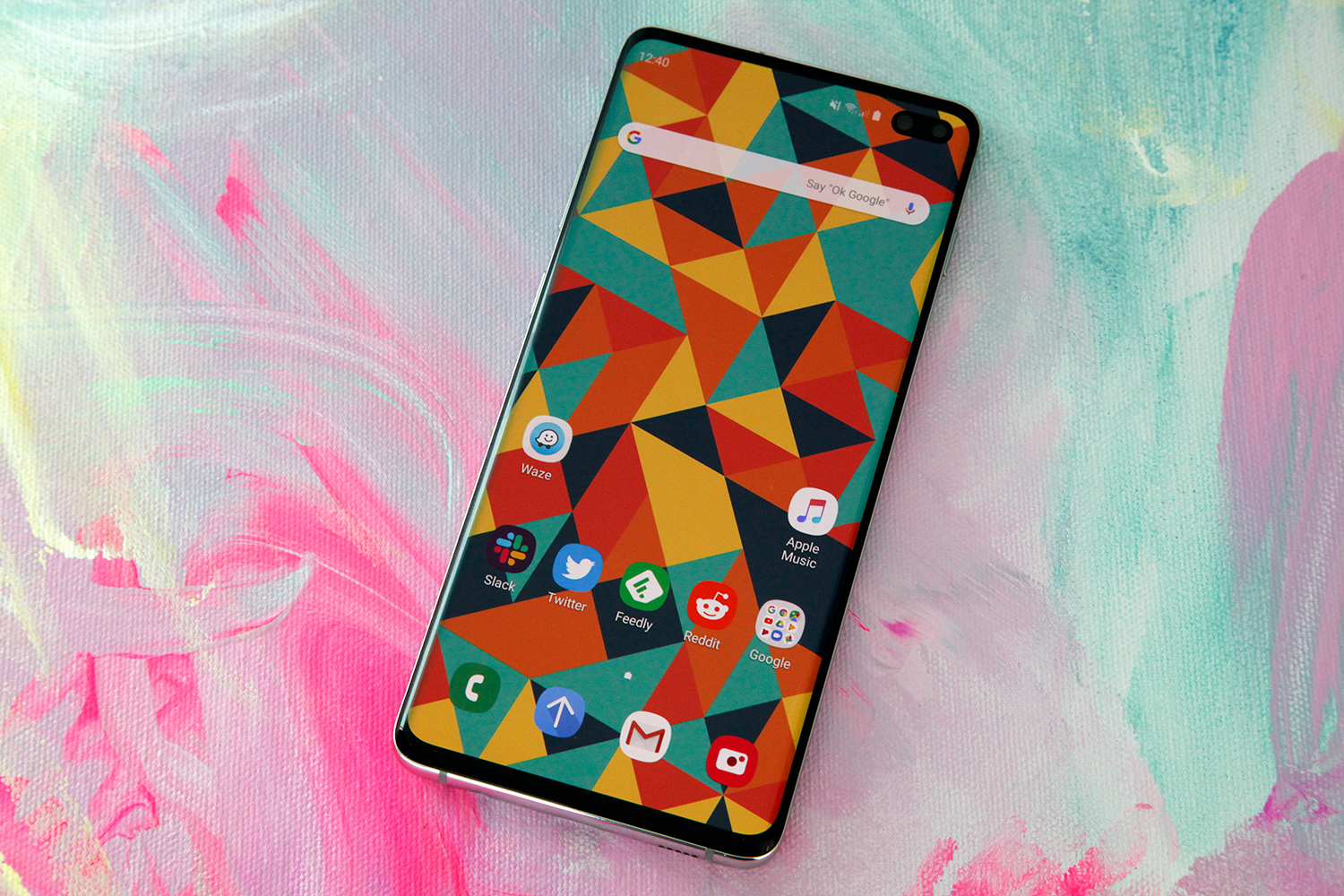 Cut Out Notch Pattern Wallpapers