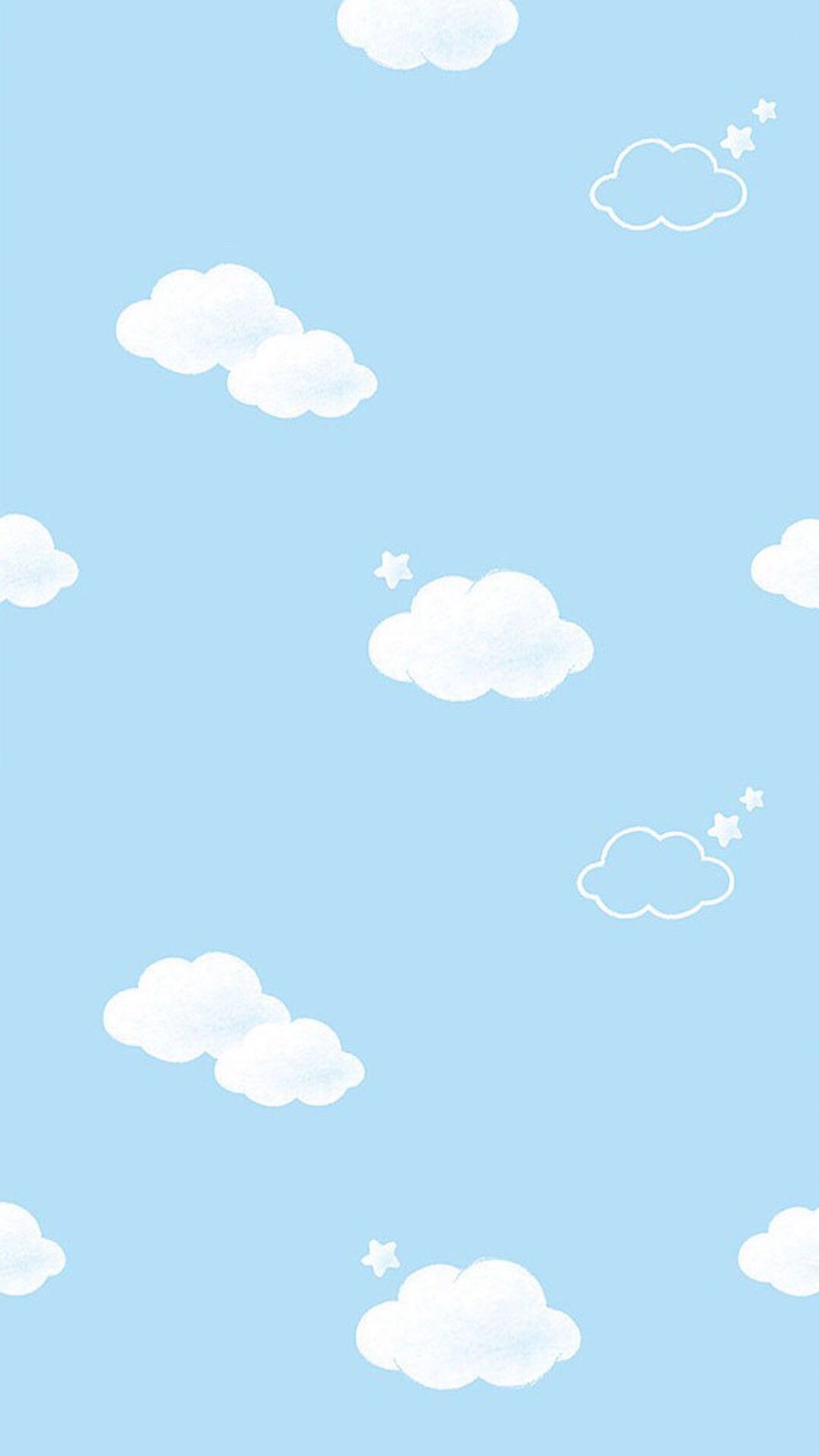 Cute Aesthetic Blue Wallpapers Wallpapers