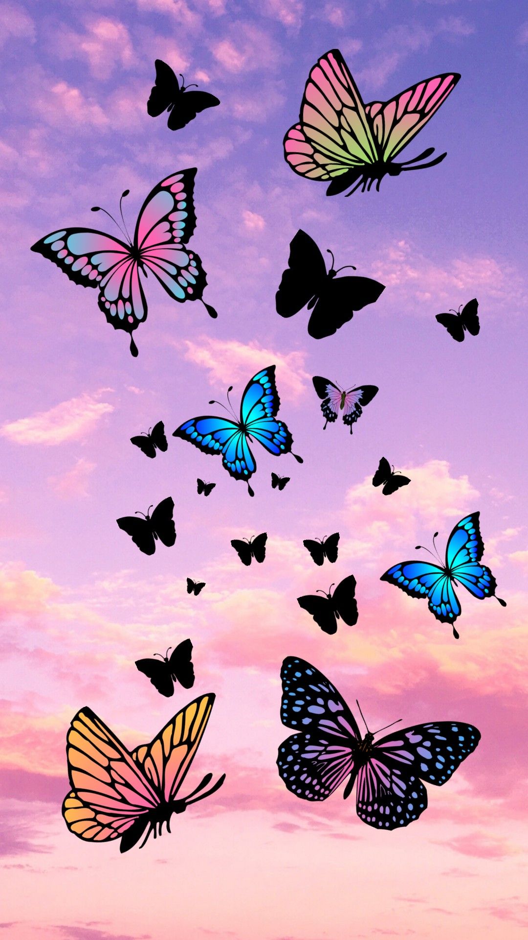 Cute Aesthetic Pink Butterfly Wallpapers Wallpapers