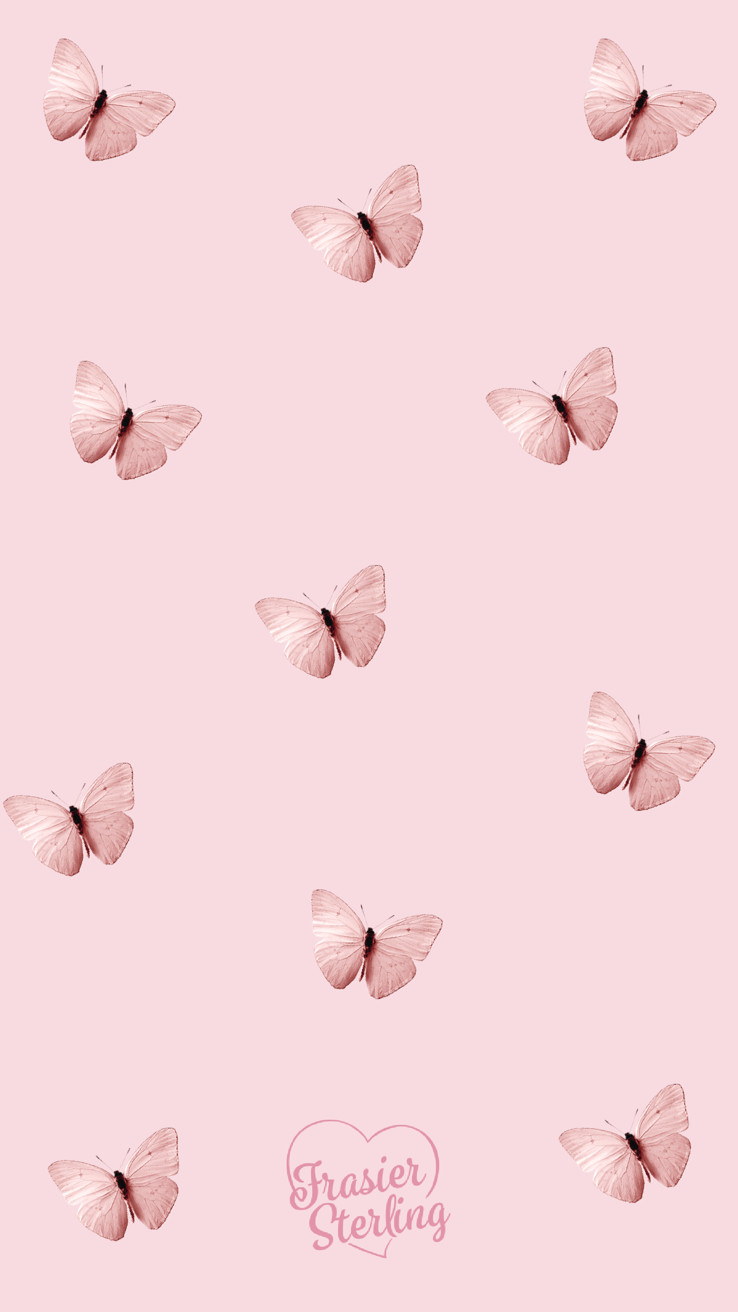 Cute Aesthetic Pink Butterfly Wallpapers Wallpapers