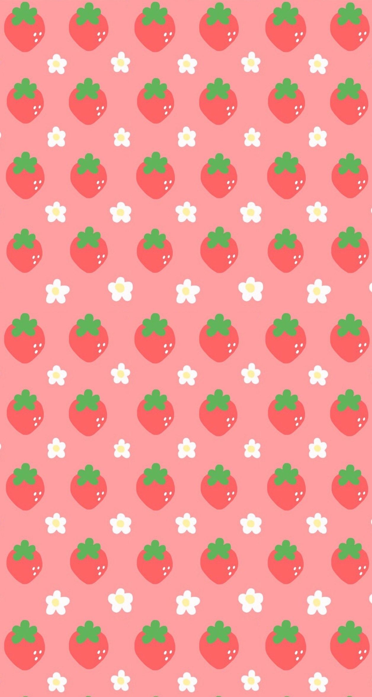 Cute Aesthetic Strawberry Wallpapers Wallpapers