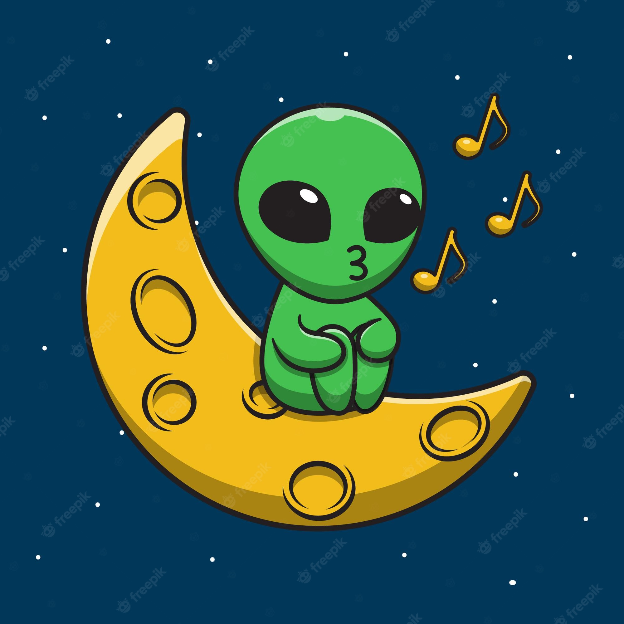 Cute Alien Art Wallpapers