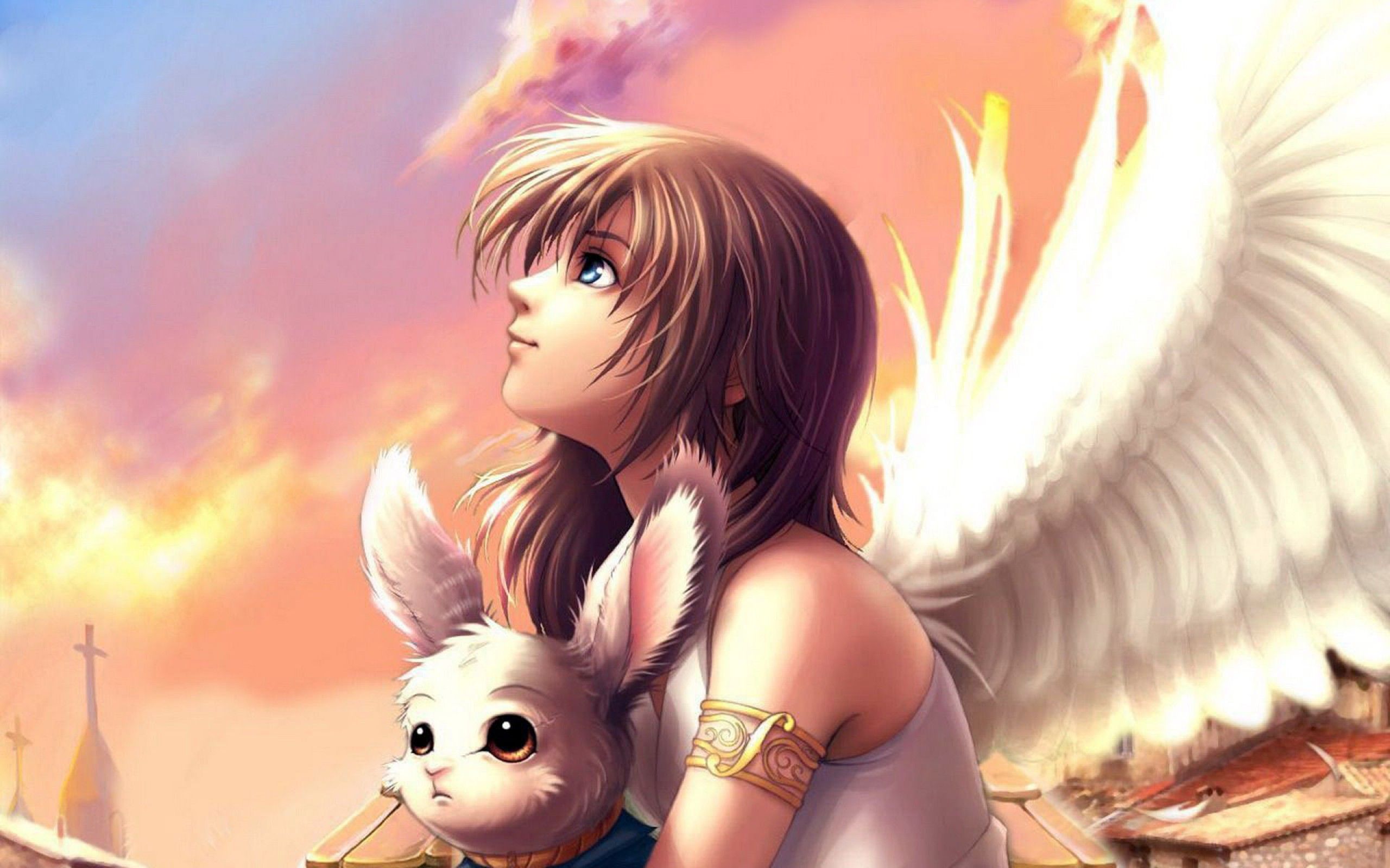 Cute Angel Anime Girl Wallpapers Wallpapers