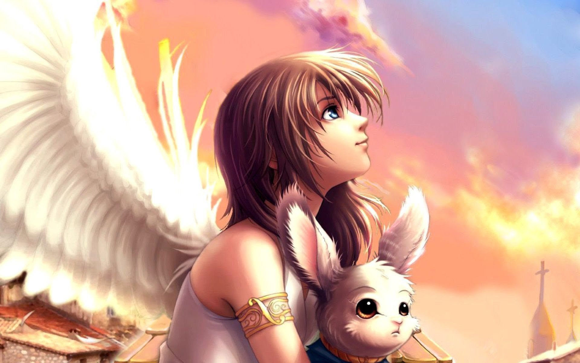 Cute Angel Anime Girl Wallpapers Wallpapers