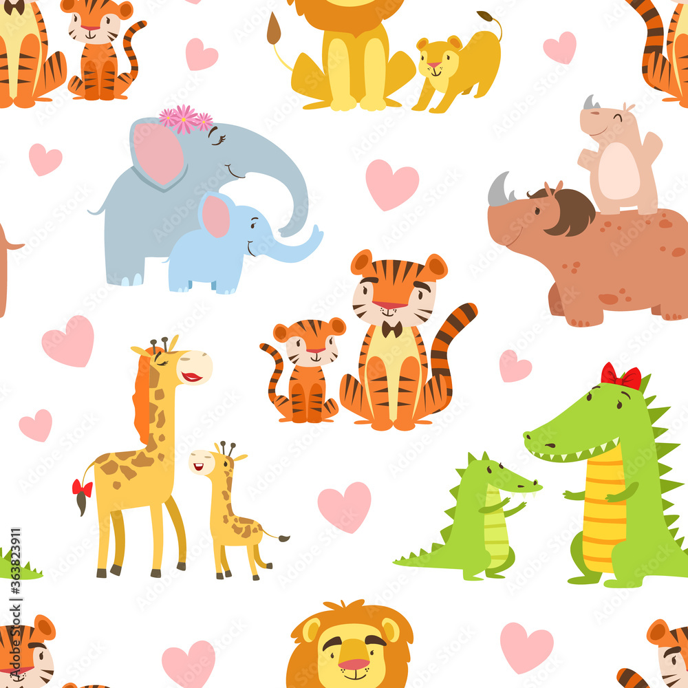 Cute Animal Family Wallpapers