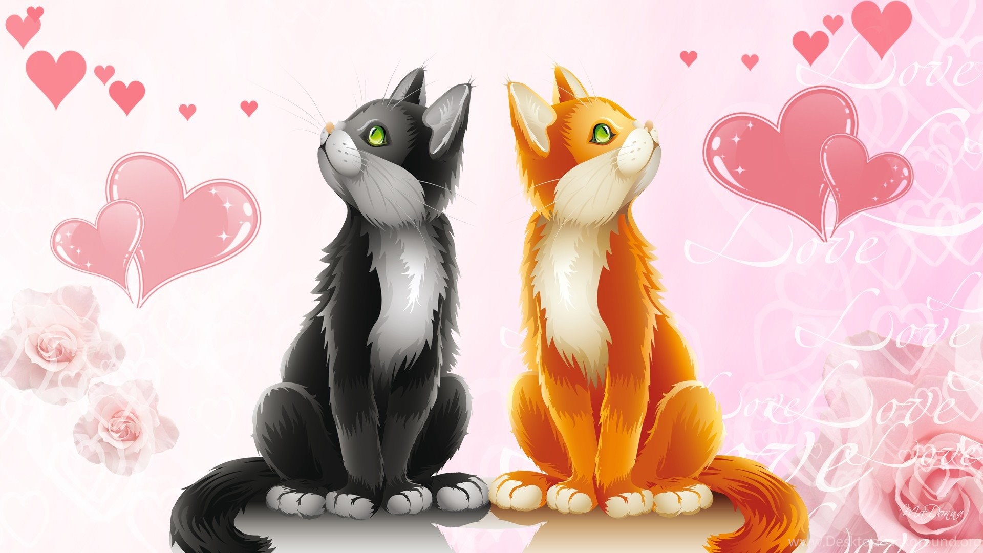 Cute Animal Valentines Day Wallpapers