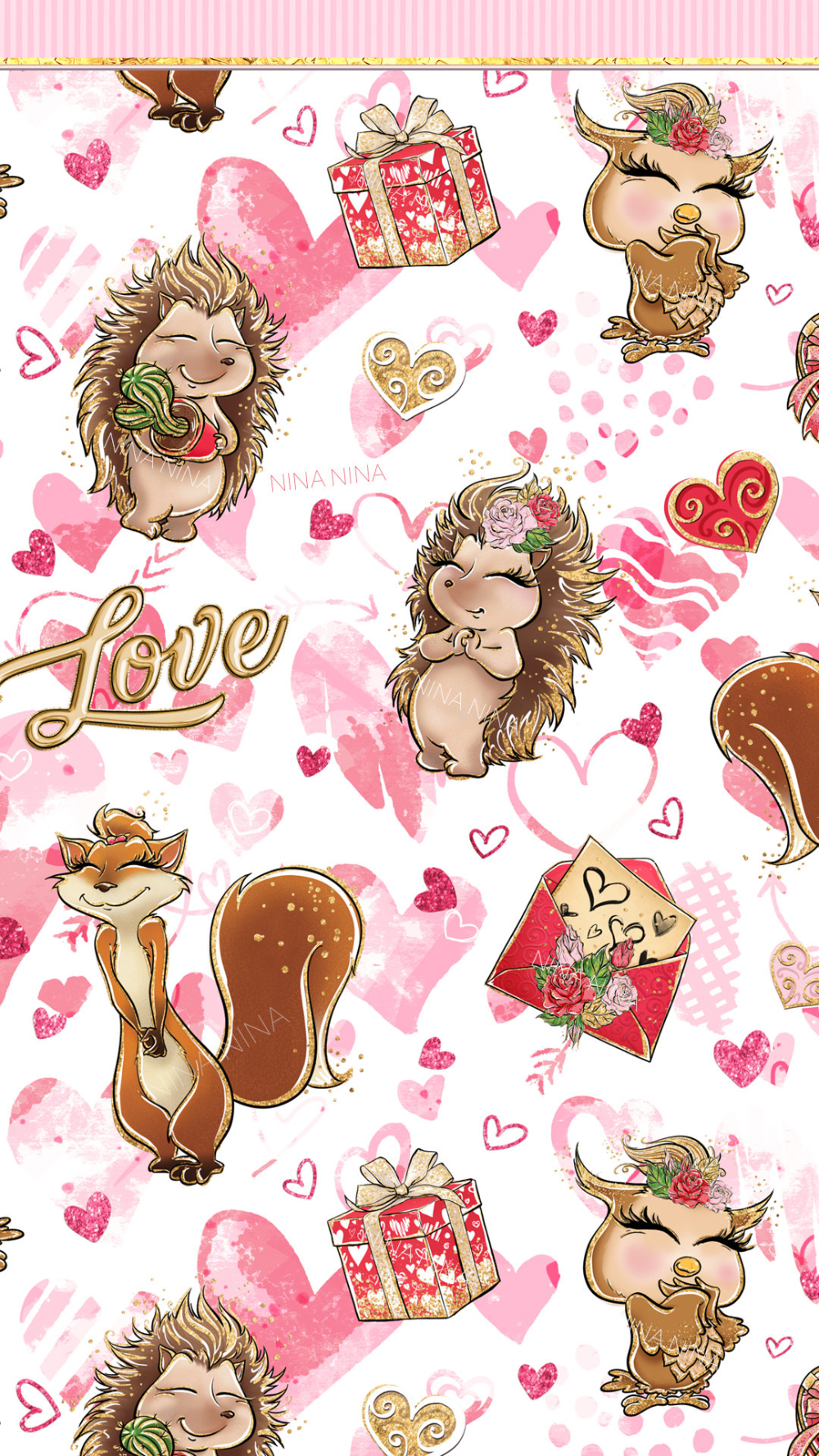 Cute Animal Valentines Day Wallpapers