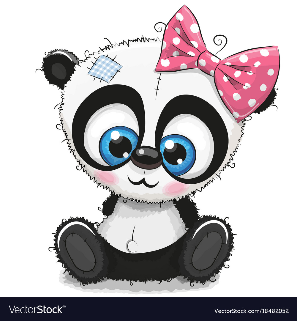 Cute Animated Panda Background