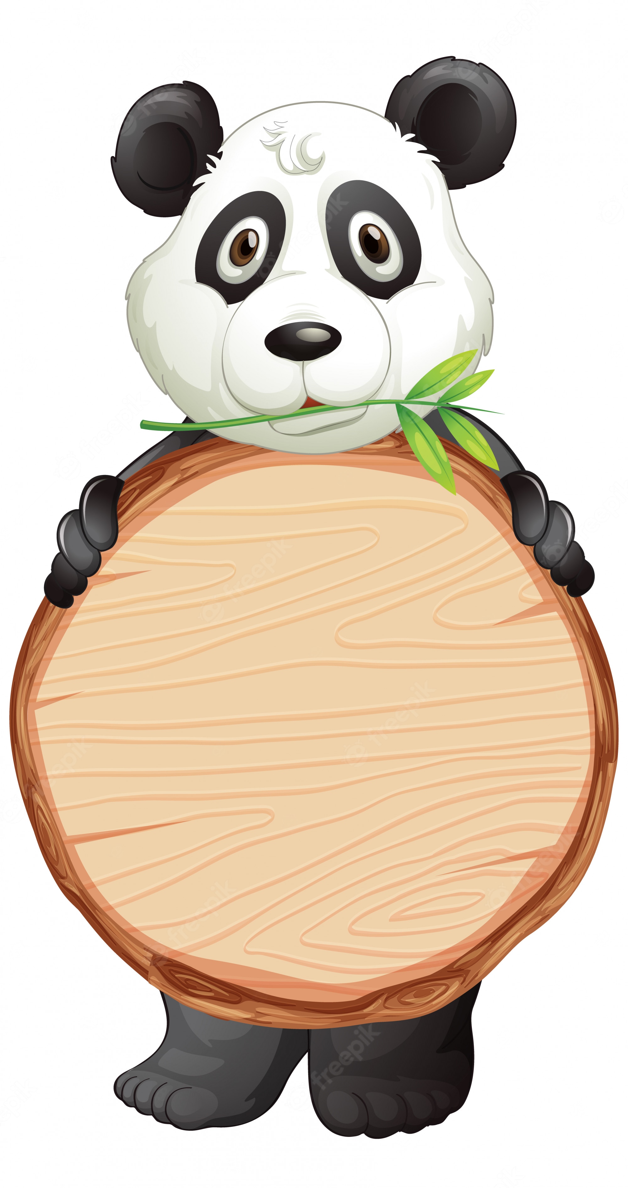 Cute Animated Panda Background