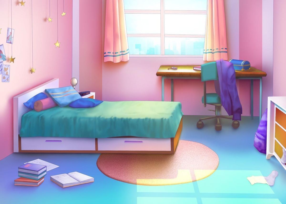 Cute Anime Bedroom Wallpapers Wallpapers