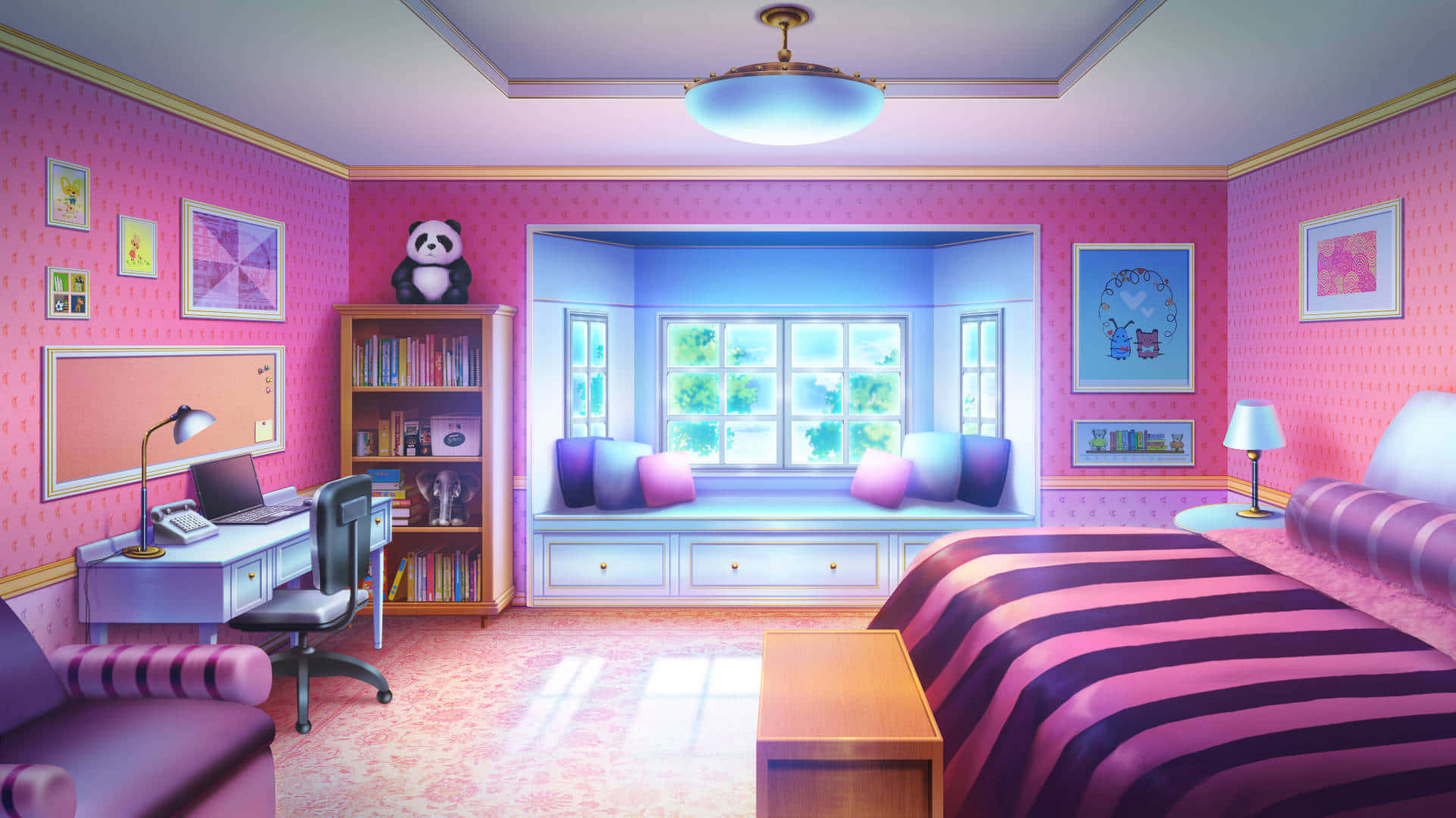 Cute Anime Bedroom Wallpapers Wallpapers